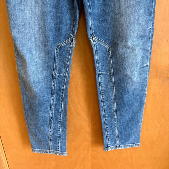 Pilcro The Wanderer Jeans Womens 29 Blue Utility Patch Pocket High Rise - Picture 5 of 9